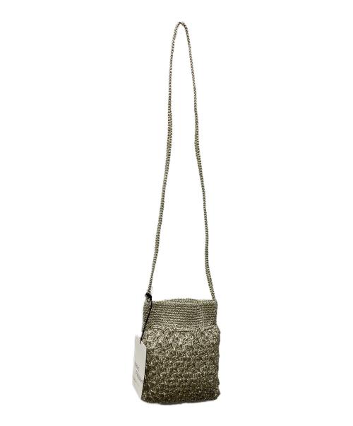ne quittez pas（ヌキテパ）ne quittez pas (ヌキテパ) Metallic Macrame Sacoche Bag SILVERGOLD 未使用品の古着・服飾アイテム
