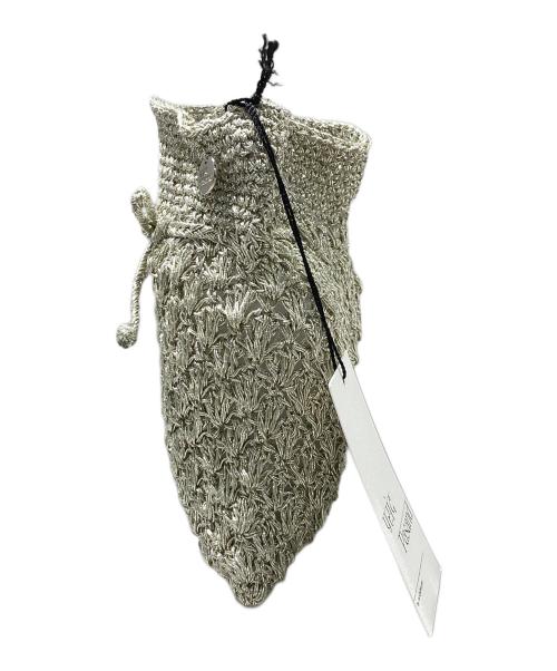 ne quittez pas（ヌキテパ）ne quittez pas (ヌキテパ) Metallic Macrame Sacoche Bag SILVERGOLD 未使用品の古着・服飾アイテム
