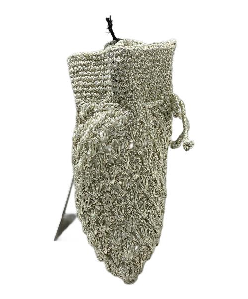 ne quittez pas（ヌキテパ）ne quittez pas (ヌキテパ) Metallic Macrame Sacoche Bag SILVERGOLD 未使用品の古着・服飾アイテム