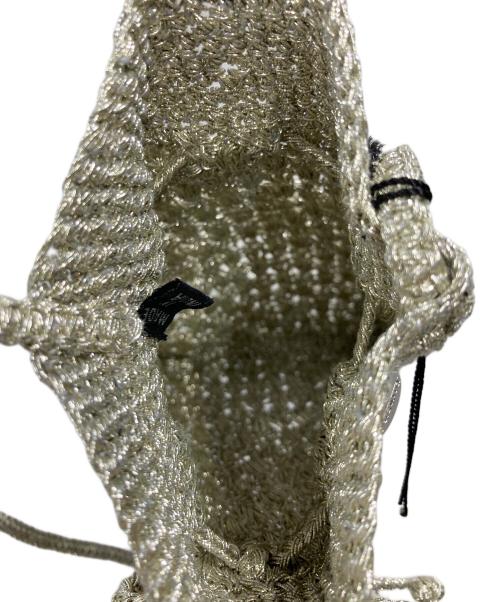 ne quittez pas（ヌキテパ）ne quittez pas (ヌキテパ) Metallic Macrame Sacoche Bag SILVERGOLD 未使用品の古着・服飾アイテム