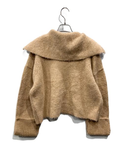 Matin Kim（マーティン キム）Matin Kim (マーティン キム) Pluffy Sailor Knit ベージュ サイズ:Fの古着・服飾アイテム