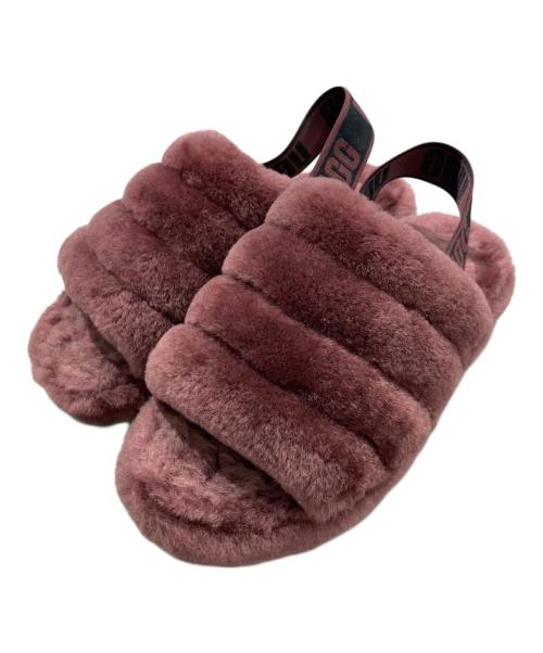 UGG（アグ）UGG (アグ) Fluff Yeah Slid ブラウン サイズ:22cmの古着・服飾アイテム