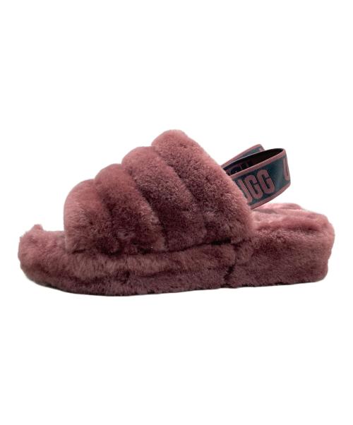 UGG（アグ）UGG (アグ) Fluff Yeah Slid ブラウン サイズ:22cmの古着・服飾アイテム