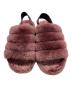 UGG (アグ) Fluff Yeah Slid ブラウン サイズ:22cm：6000円