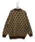 Coogi (クージー) アースカラー3Dニット ブラウン×オリーブ サイズ:L：10000円
