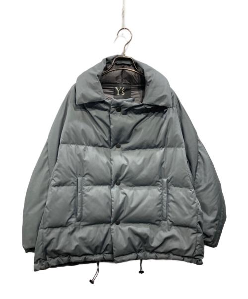 Y's（ワイズ）Y's (ワイズ) DOWN SHORT JACKET グレー サイズ:2の古着・服飾アイテム