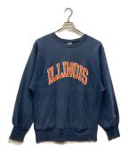 Champion REVERSE WEAVEチャンピオン リバース ウィーブ）の古着「カレッジロゴスウェット」｜ネイビー