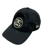 stussy×New Eraステューシー×ニューエラ）の古着「SS Link 9Twenty Cap」｜ブラック