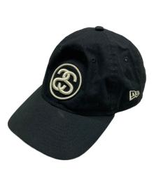 stussy×New Era（ステューシー×ニューエラ）の古着「SS Link 9Twenty Cap」｜ブラック