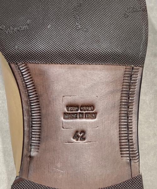 CALZOLERIA TOSCANA（カルツォレリアトスカーナ）CALZOLERIA TOSCANA (カルツォレリアトスカーナ) ビジネスシューズ ベージュ サイズ:42の古着・服飾アイテム