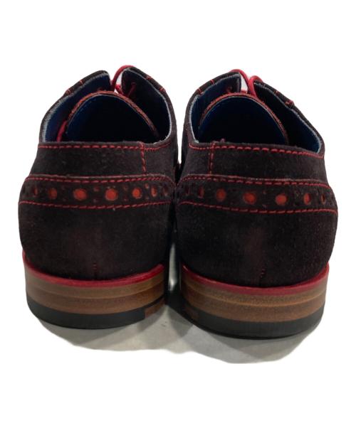 BARKER（バーカー）BARKER (バーカー) GRANT（グラント） ウィングチップシューズ ブラウン×レッド サイズ:8　1/2の古着・服飾アイテム