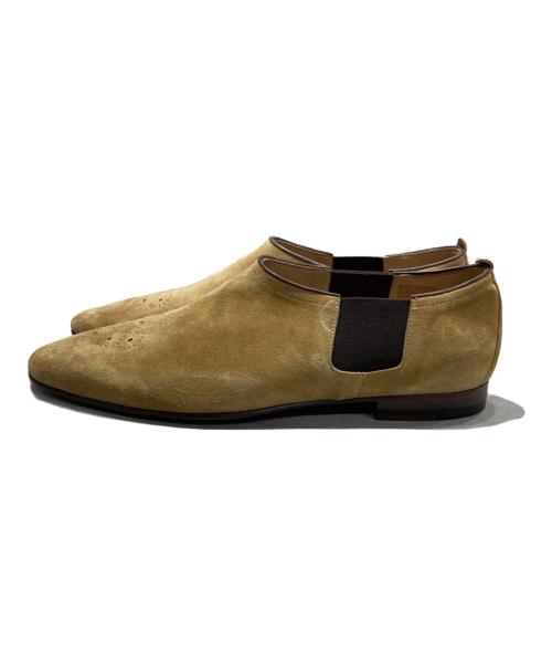 ZAMPIERE（サンピエレ）ZAMPIERE (サンピエレ) SUEDE HAZEL（スウェードヘーゼル） スリッポン ベージュ サイズ:8　1/2の古着・服飾アイテム