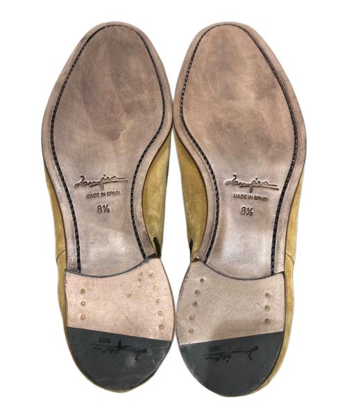 ZAMPIERE（サンピエレ）ZAMPIERE (サンピエレ) SUEDE HAZEL（スウェードヘーゼル） スリッポン ベージュ サイズ:8　1/2の古着・服飾アイテム