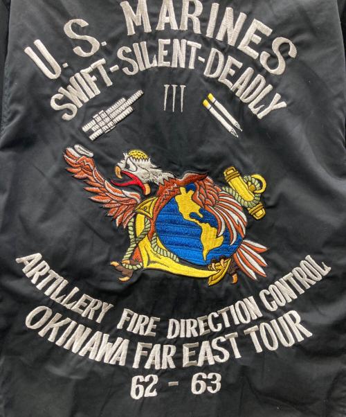 BUZZ RICKSON'S（バズリクソンズ）BUZZ RICKSON'S (バズリクソンズ) TOUR JACKET U.S. MARINES FAR EAST TOUR ブラック サイズ:38の古着・服飾アイテム