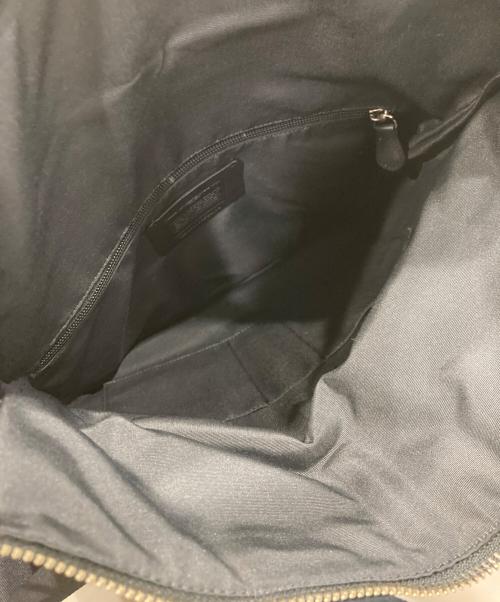 COACH（コーチ）COACH (コーチ) Charles フォルドオーバー シグネチャー トートバッグ ブラック×グレーの古着・服飾アイテム