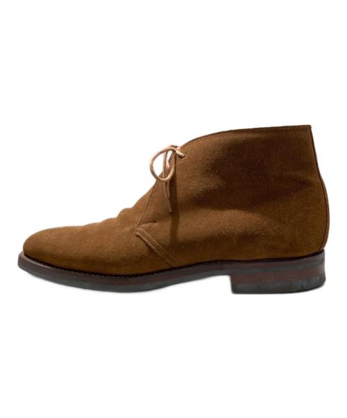 Crockett & Jones（クロケット＆ジョーンズ）Crockett & Jones (クロケット＆ジョーンズ) BARNEYS NEWYORK (バーニーズ・ニューヨーク) 別注 EVESHAM ブラウン サイズ:7　1/2Eの古着・服飾アイテム