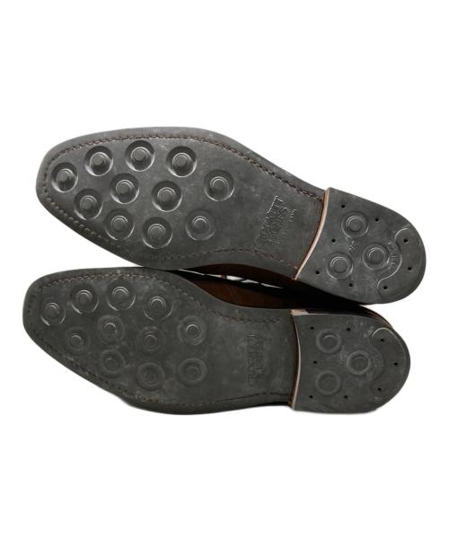 Crockett & Jones（クロケット＆ジョーンズ）Crockett & Jones (クロケット＆ジョーンズ) BARNEYS NEWYORK (バーニーズ・ニューヨーク) 別注 EVESHAM ブラウン サイズ:7　1/2Eの古着・服飾アイテム