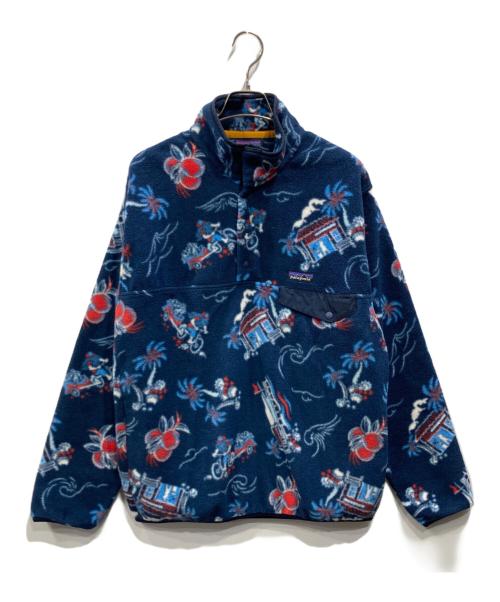 Patagonia（パタゴニア）Patagonia (パタゴニア) アロハ・リクシャー ライトウェイト・シンチラ・スナップT ブルー サイズ:Mの古着・服飾アイテム