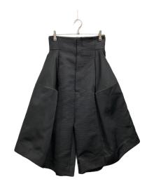 divka（ディウカ）の古着「Raised Grosgrain Wide Pants」｜ブラック