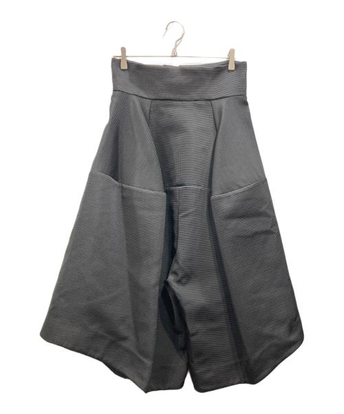 divka（ディウカ）divka (ディウカ) Raised Grosgrain Wide Pants ブラック サイズ:3の古着・服飾アイテム