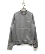 LACOSTEラコステ）の古着「ダブルフェイスクルーネックスウェットシャツ」｜グレー