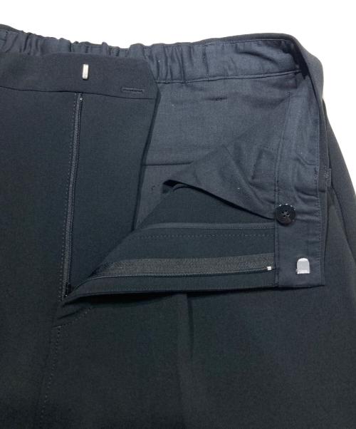 Spick and Span（スピック＆スパン）Spick and Span (スピック＆スパン) ダブルクロスツータックパンツ ブラック サイズ:40の古着・服飾アイテム