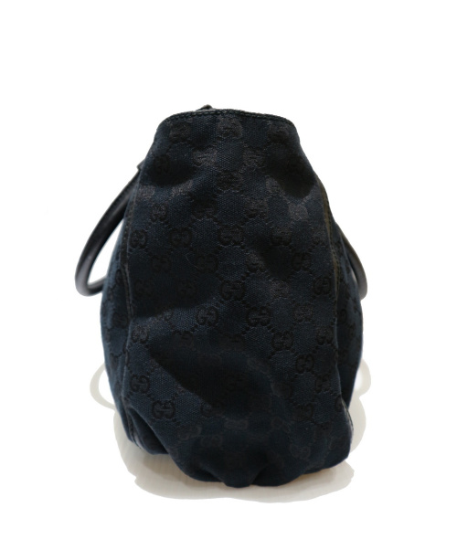 GUCCI（グッチ）GUCCI (グッチ) ハンドバッグ ブラック 190248 2123 GGキャンバスの古着・服飾アイテム
