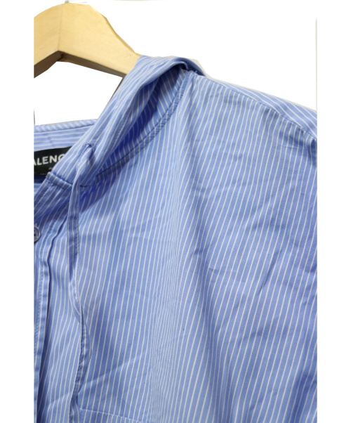 BALENCIAGA（バレンシアガ）BALENCIAGA (バレンシアガ) フーデッドワイドシャツ ホワイト サイズ:39の古着・服飾アイテム