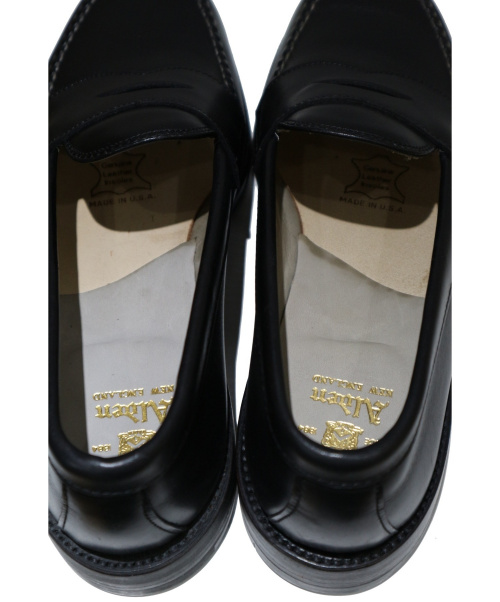 Alden（オールデン）ALDEN (オールデン) コインローファー ブラック サイズ:71/2の古着・服飾アイテム