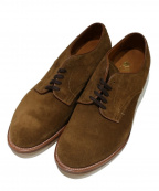 Aldenオールデン）の古着「SNUFF SUEDE 5EYE PLAIN TOE OX」｜ブラウン