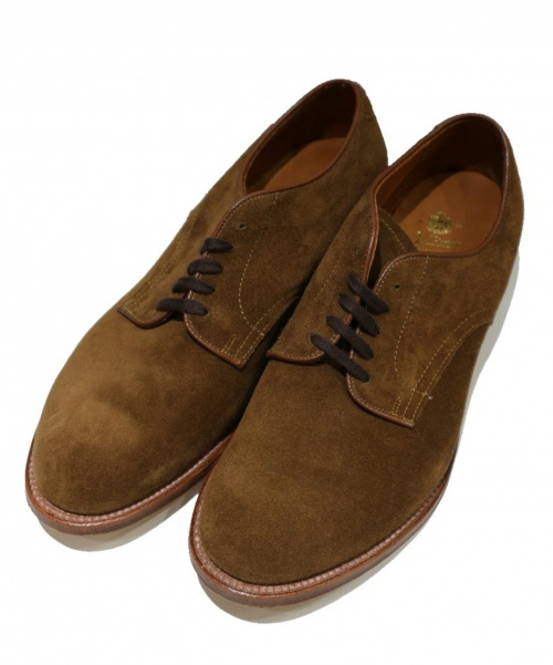 Alden（オールデン）ALDEN (オールデン) SNUFF SUEDE 5EYE PLAIN TOE OX ブラウン サイズ:9 53504の古着・服飾アイテム