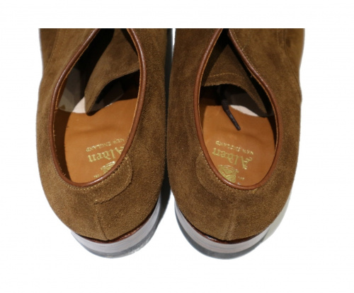 Alden（オールデン）ALDEN (オールデン) SNUFF SUEDE 5EYE PLAIN TOE OX ブラウン サイズ:9 53504の古着・服飾アイテム