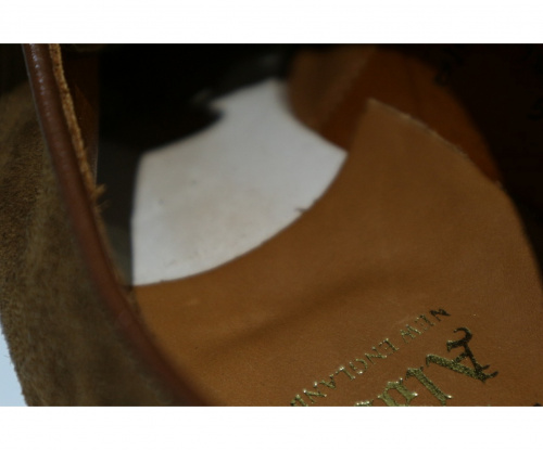 Alden（オールデン）ALDEN (オールデン) SNUFF SUEDE 5EYE PLAIN TOE OX ブラウン サイズ:9 53504の古着・服飾アイテム
