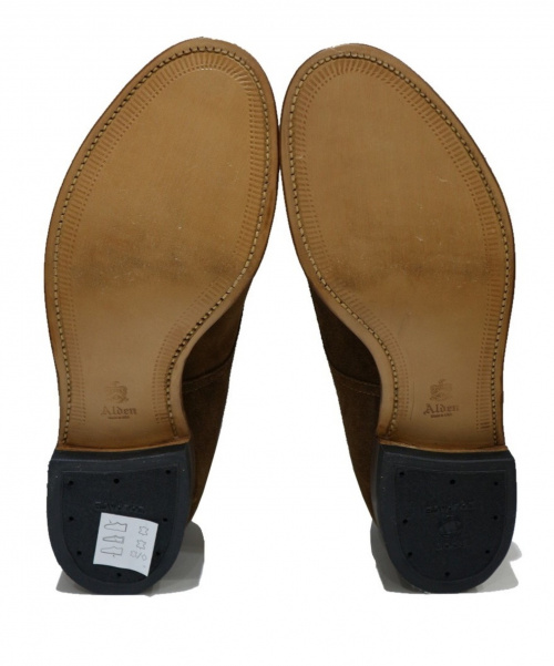 Alden（オールデン）ALDEN (オールデン) SNUFF SUEDE 5EYE PLAIN TOE OX ブラウン サイズ:9 53504の古着・服飾アイテム