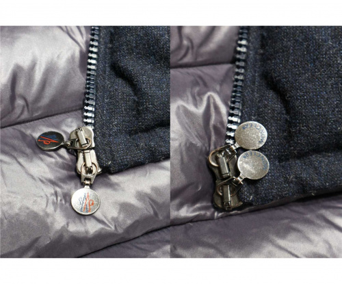 MONCLER（モンクレール）MONCLER (モンクレール) マヤダウンジャケット ネイビー サイズ:４(XL-XXL相当)の古着・服飾アイテム