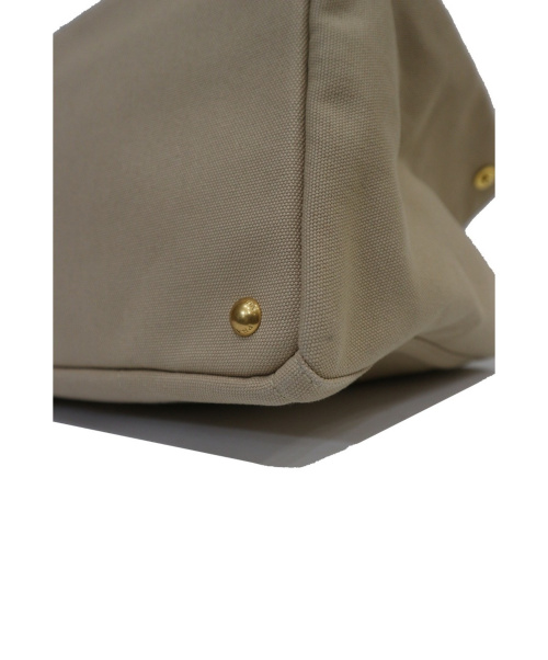 PRADA（プラダ）PRADA (プラダ) 2WAYキャンバスショルダーバッグ ベージュ カナパ B2642Oの古着・服飾アイテム