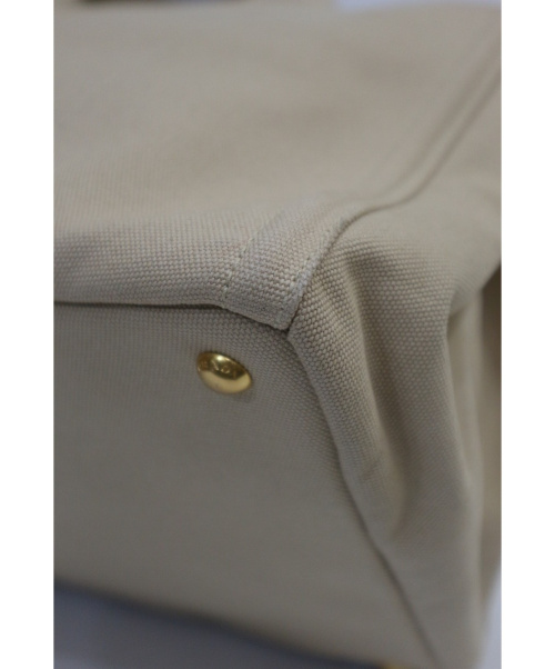 PRADA（プラダ）PRADA (プラダ) 2WAYキャンバスショルダーバッグ ベージュ カナパ B2642Oの古着・服飾アイテム