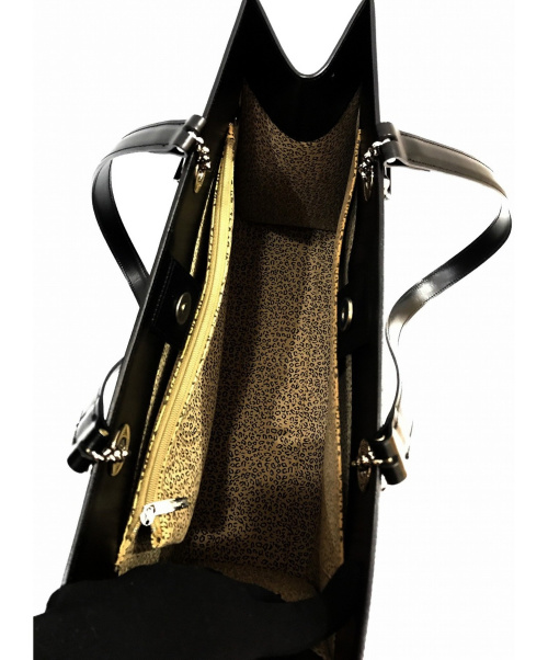 Cartier（カルティエ）Cartier (カルティエ) パンテールトートバッグ ブラックの古着・服飾アイテム