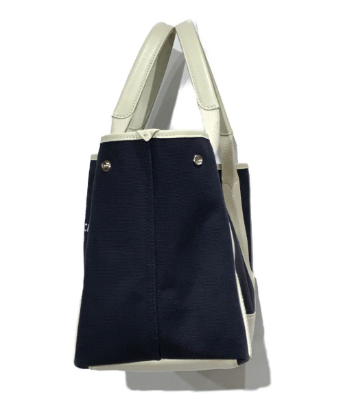 BALENCIAGA（バレンシアガ）BALENCIAGA (バレンシアガ) キャンバスバッグ ネイビーの古着・服飾アイテム