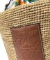 中古・古着 LOEWE (ロエベ) Pochette Parrot bag　ショルダーカゴバッグ ベージュ：39800円