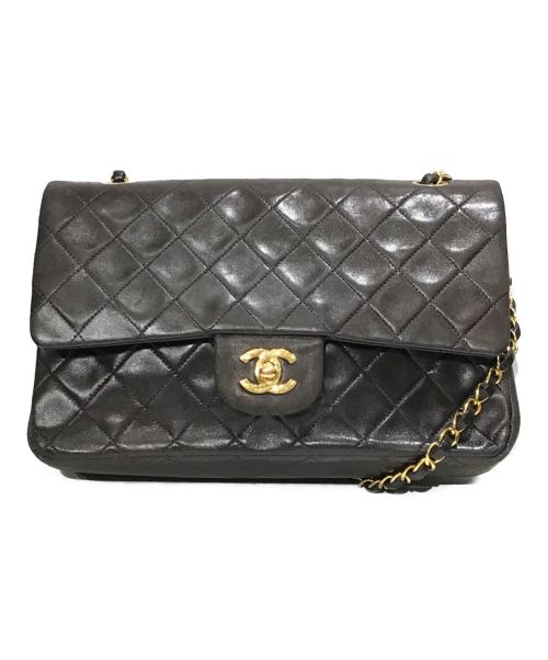 CHANEL（シャネル）CHANEL (シャネル) マトラッセ チェーンショルダーバッグ ブラックの古着・服飾アイテム