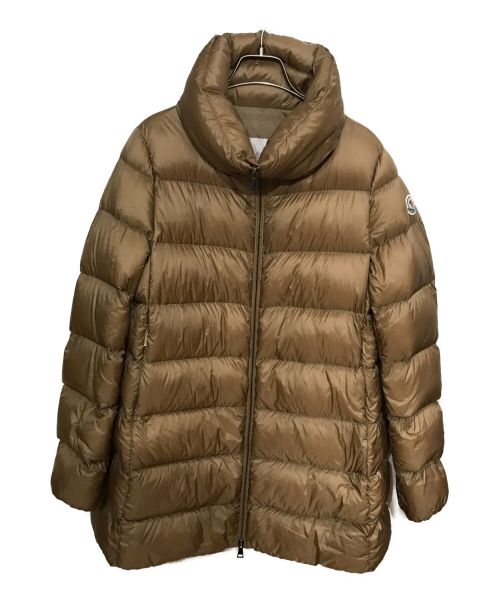 MONCLER（モンクレール）MONCLER (モンクレール) ANGES ダウンジャケット ブラウン サイズ:1の古着・服飾アイテム