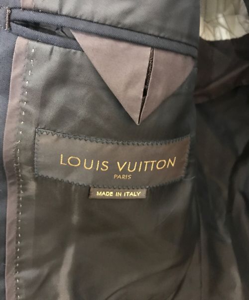 LOUIS VUITTON（ルイ ヴィトン）LOUIS VUITTON (ルイ ヴィトン) セットアップスーツ ブラック サイズ:54の古着・服飾アイテム