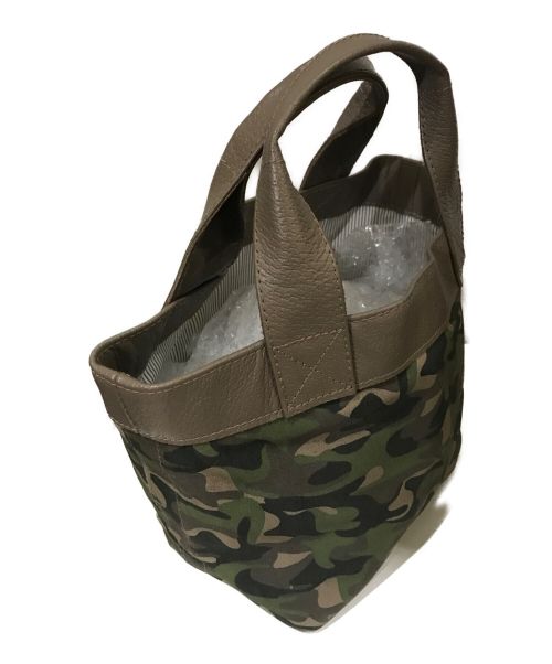 Cinquanta（チンクワンタ）Cinquanta (チンクアンタ) ハンドバッグ カーキの古着・服飾アイテム