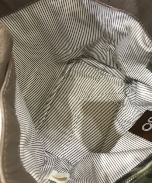 Cinquanta（チンクワンタ）Cinquanta (チンクアンタ) ハンドバッグ カーキの古着・服飾アイテム