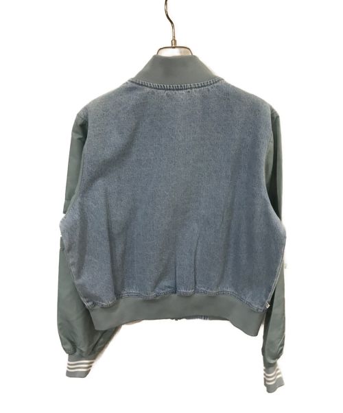 adidas（アディダス）adidas (アディダス) カレッジ デニムジャケット ブルー サイズ:Sの古着・服飾アイテム