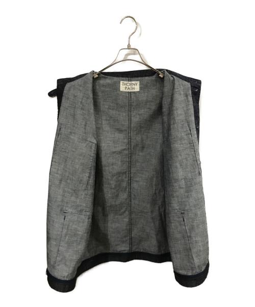 THORNY PATH（トニーパス）THORNY PATH (トニーパス) denim coat jacket インディゴ サイズ:Lの古着・服飾アイテム