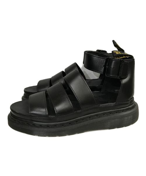 Dr.Martens（ドクターマーチン）Dr.Martens (ドクターマーチン) レザーサンダル ブラック サイズ:US7の古着・服飾アイテム