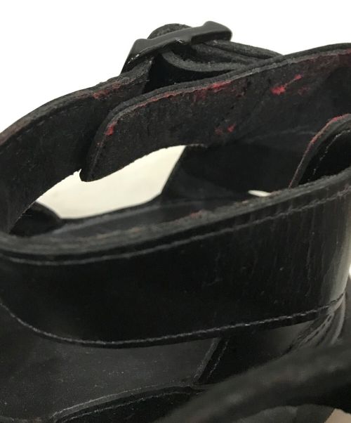 Dr.Martens（ドクターマーチン）Dr.Martens (ドクターマーチン) レザーサンダル ブラック サイズ:US7の古着・服飾アイテム