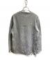 CHORD NUMBER EIGHT (コードナンバーエイト) 長袖切りっ放しグランジスウェット グレー サイズ:S：3000円
